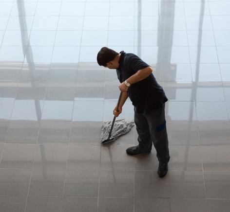 Front of house night cleaner